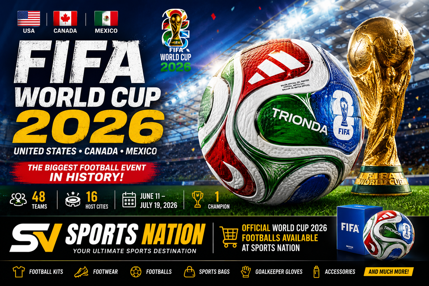 Sports Nation Presents FIFA Football World Cup 2026 Latest News