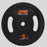 LIFTUP Regular Rubber Weight Plate 5-KG – 1 Inch Hole | Gym & Home Workout Buy Sports Nation Pakistan