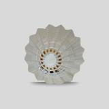 FG DON BADMINTON SHUTTLECOCK  PLASTIC (PACK-6 WHITE)