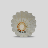 GS ONE NYLON BADMINTON SHUTTLECOCK PLASTIC WHITE  (PACK-6 )-(N0728)