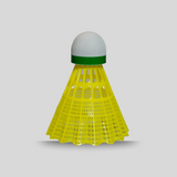 TRUMP BADMINTON SHUTTLECOCK PLASTIC GOLD T-607 (PACK-6 GOLDEN)