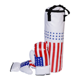 BOXING PUNCHING BAG & GLOVES SET LARGE KIDS