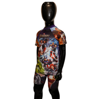 SWIMMING 2 PIECE SUIT AVENGERS