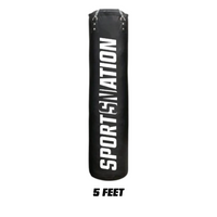 SPORT NATION HANGING BOXING BAG 5 FEET UNFILLED