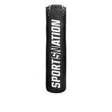 SPORT NATION HANGING BOXING BAG COW LEATHER 6.5 FEET