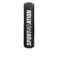 SPORT NATION HANGING BOXING BAG COW LEATHER 6.5 FEET