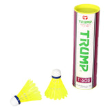 TRUMP BADMINTON SHUTTLECOCK PLASTIC (PACK-6 YELLOW)