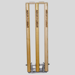 A GRADE WOODEN SPRING WICKET WITH HEAVY BASE SPORTS NATION