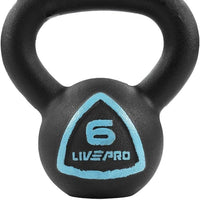 LIVE PRO FITNESS WEIGHT TRAINING KETTLE-BELL 6 KG LP-8041