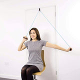 SHOULDER OVER DOOR PULLEY SYSTEM EXERCISE