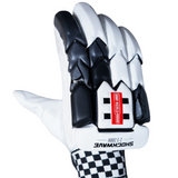 GRAY NICHOLLS HARD BALL BATTING GLOVES SHOCKWAVE 2.3 BLACK LEFT