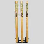 WOODEN SPRING WICKET WITH BASE SPORTS NATION
