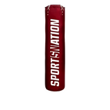 SPORT NATION HANGING BOXING BAG COW LEATHER 6.5 FEET