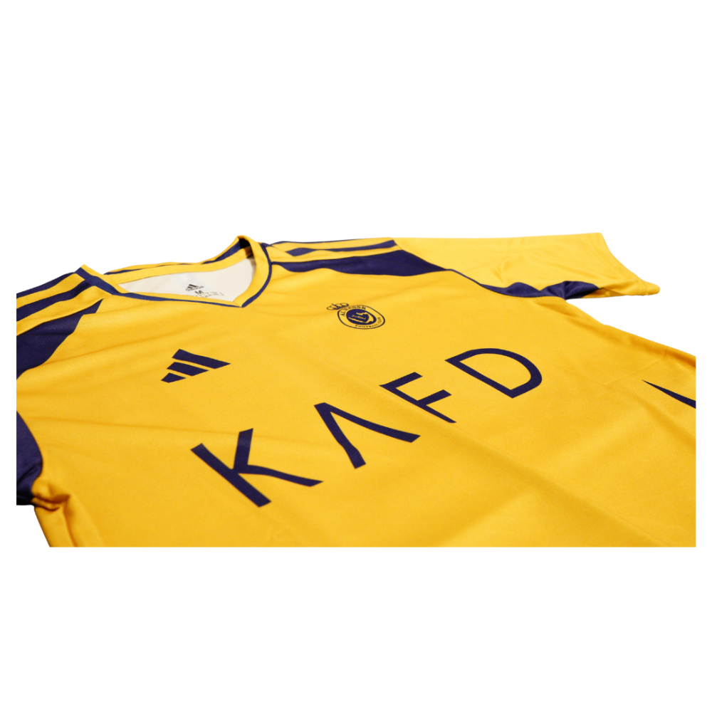 ADIDAS RONALDO AL-NASR AROYA KAFD HOME FOOTBALL KIT KIDS 2024-2025