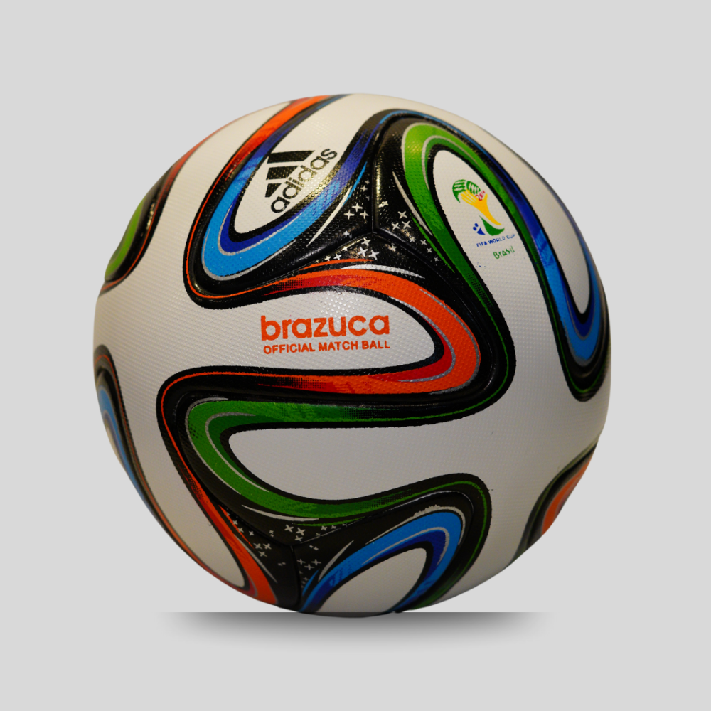 ADIDAS FIFA WORLD CUP FINAL BALL BRAZIL 2014 BRAZUCA FOOTBALL PASTED