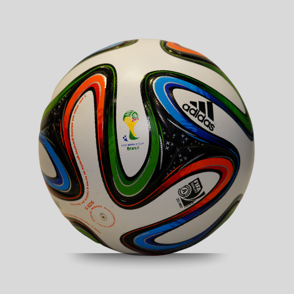 ADIDAS FIFA WORLD CUP FINAL BALL BRAZIL 2014 BRAZUCA FOOTBALL PASTED