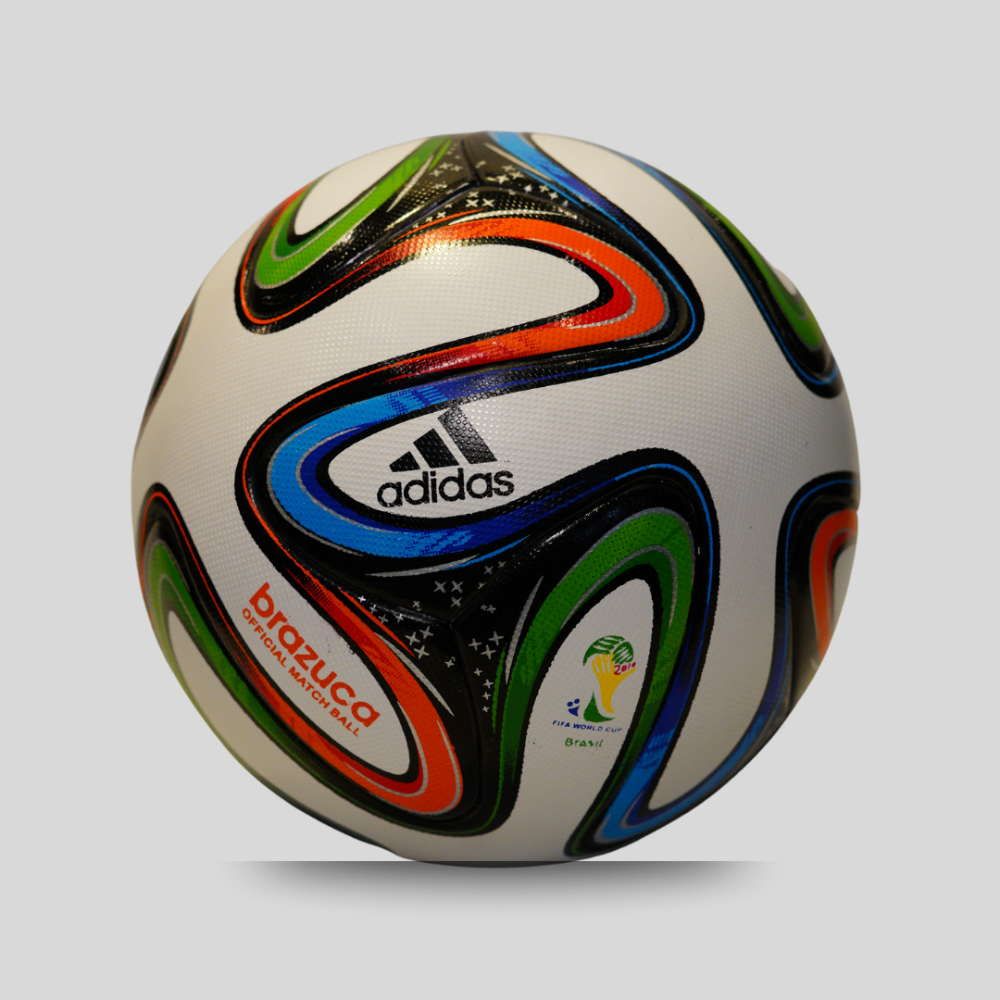 ADIDAS FIFA WORLD CUP FINAL BALL BRAZIL 2014 BRAZUCA FOOTBALL PASTED