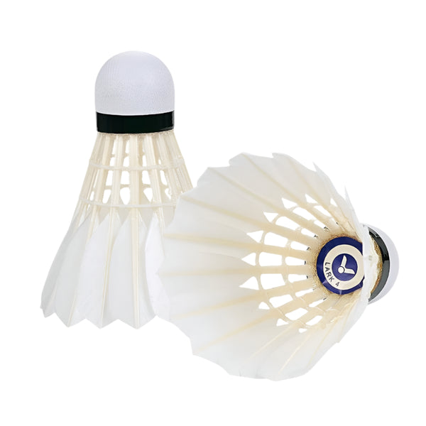 TALIB FEATHER BADMINTON SHUTTLECOCK (PACK-12 WHITE)