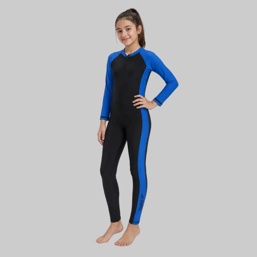 Speedo Swimming Suit Full Zip 1203 | Lycra Premium Swimsuit For Girls