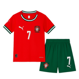 PUMA RONALDO PORTUGAL FOOTBALL AWAY KIT KIDS OR 2025-2026
