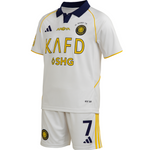 ADIDAS AL NASAR RONALDO HOME FOOTBALL KIT KIDS OR 25-26