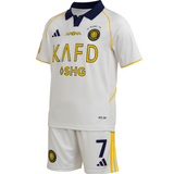 ADIDAS AL NASAR RONALDO HOME FOOTBALL KIT KIDS OR 25-26
