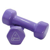 LIFTUP VINYL WEIGHT LIFTING DUMBBELLS PAIR 2 KG