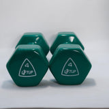 LIFTUP VINYL WEIGHT LIFTING DUMBBELLS PAIR 4 KG