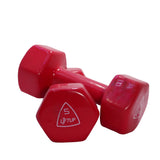 LIFTUP VINYL WEIGHT LIFTING DUMBBELLS PAIR 5 KG