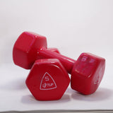 LIFTUP VINYL WEIGHT LIFTING DUMBBELLS PAIR 5 KG