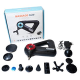 FASCIAL MUSCLE MASSAGE GUN PAIN RELIEF 12 MASSAGE HEADS 8890