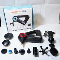 FASCIAL MUSCLE MASSAGE GUN PAIN RELIEF 12 MASSAGE HEADS 8890