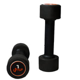 LIFTUP RUBBER WEIGHT LIFTING DUMBBELLS PAIR 1 KG