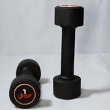 LIFTUP RUBBER WEIGHT LIFTING DUMBBELLS PAIR 1 KG