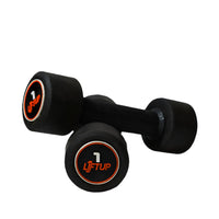 LIFTUP RUBBER WEIGHT LIFTING DUMBBELLS PAIR 1 KG