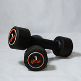 LIFTUP RUBBER WEIGHT LIFTING DUMBBELLS PAIR 1 KG