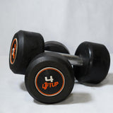 LIFTUP RUBBER WEIGHT LIFTING DUMBBELLS PAIR 4 KG