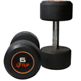 LIFTUP RUBBER WEIGHT LIFTING DUMBBELLS PAIR 6 KG