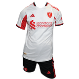 ADIDAS LFC SALAH FOOTBALL KIT ADULTS OR 2025-2026
