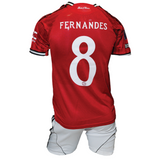 ADIDAS MANCHASTER UNITED FERNANDES FOOTBALL HOME KIT ADULTS OR 25-26