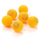 DOUBLE CIRCLE 3-Star 40+ TABLE TENNIS BALLS (6-PACK, ORANGE)