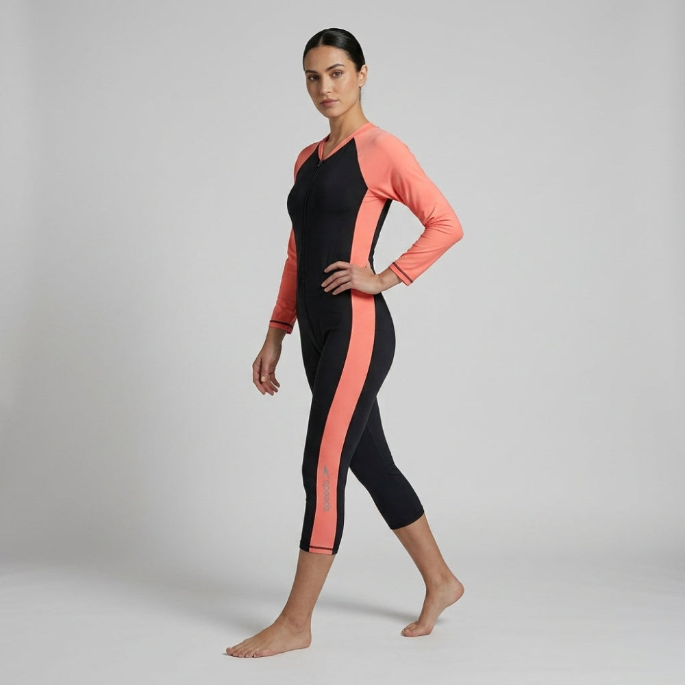 Speedo Swimming Suit Full Zip 1203 | Lycra Premium Swimsuit For Women