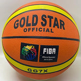 GOLD STAR GG7X  BASKETBALL FIBA APPROVED SIZE 7 INDOOR/OUTDOOR