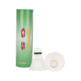 GS TOURNAMENT NYLON BADMINTON SHUTTLECOCK PLASTIC (PACK-6 WHITE)