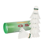 GS TOURNAMENT NYLON BADMINTON SHUTTLECOCK PLASTIC (PACK-6 WHITE)