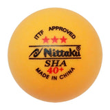 NITAKU ITTF Approved 3-Star 40+ TABLE TENNIS BALLS (3-PACK, ORANGE)