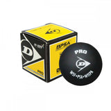 DUNLOP DOUBLE DOT YELLOW SQUASH BALL PRO