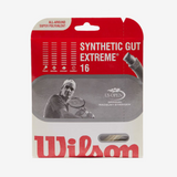 WILSON SYNTHETIC LONG TENNIS RACKET EXTREME GUT 16