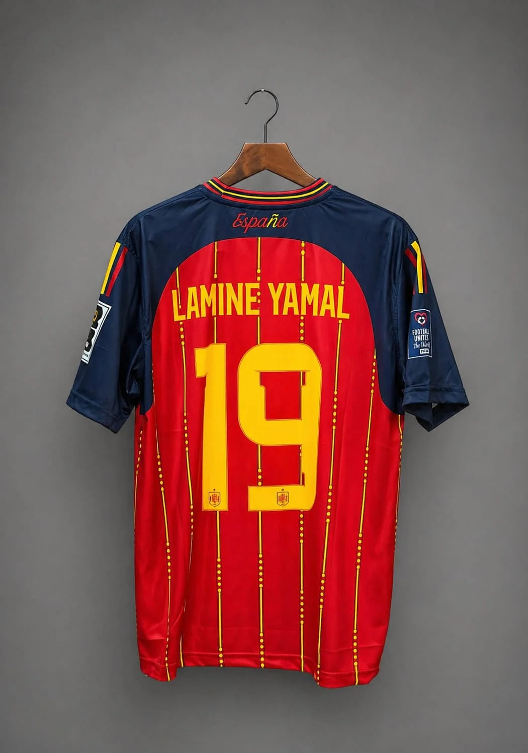 Spain 2026 World Cup Lamine Yamal #19 Football Shirt – Embroidered Jersey