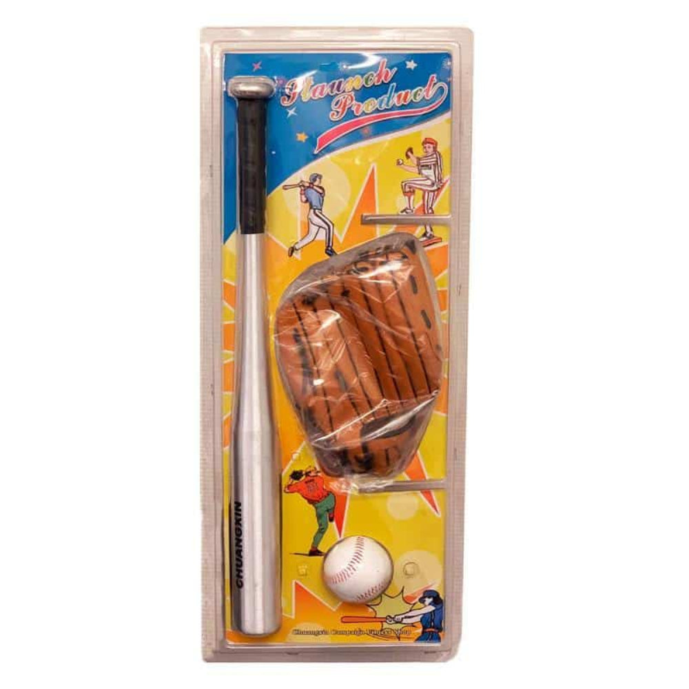 Baseball Bat Aluminium 25" Set 3-in-1 Baseball Equipment Buy Sports Nation Pakistan